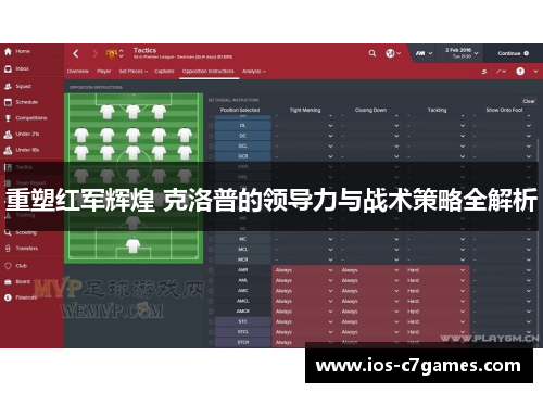 重塑红军辉煌 克洛普的领导力与战术策略全解析